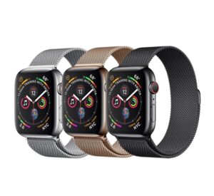 Apple Watch Series 4 GPS+Cellular (Thép/40mm/Milan) – New
