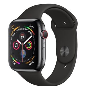Alternative view of Apple Watch Series 4 GPS+Cellular (Thép/44mm/Sport) – New