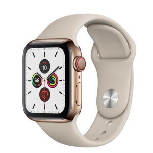 Alternative view of Apple Watch Series 5 GPS + Cellular ( Thép/40mm/Sport )