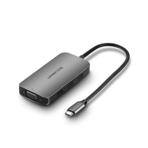 Cáp chuyển Ugreen 4 in 1 Type-C to VGA/USB 3.0 (50210)