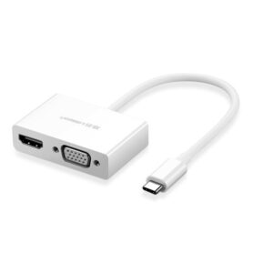 Cáp chuyển Ugreen từ Type-C ra HDMI + VGA