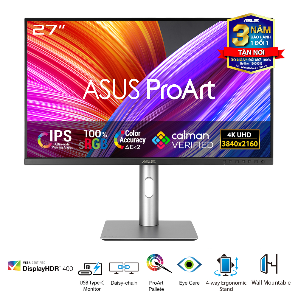 Màn hình ASUS ProArt Display PA279CRV – 27″ 4K UHD IPS – NEW